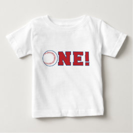 Baseball First Birthday T - Shirt