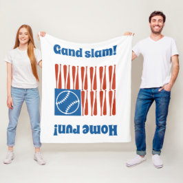 Baseball-Flagge Fleecedecke