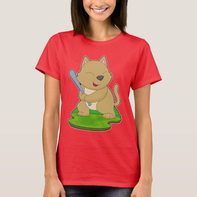 Baseball-Fledermaus T-Shirt (Vorderseite)