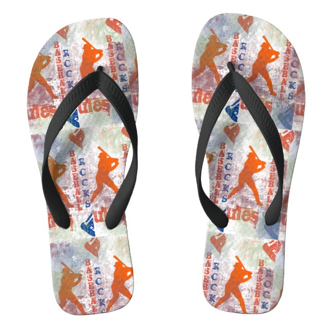 BASEBALL FLIP FLOPS (Fußbett)