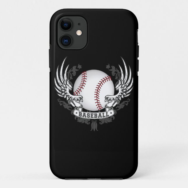 Baseball-Flügel Case-Mate iPhone Hülle (Rückseite)