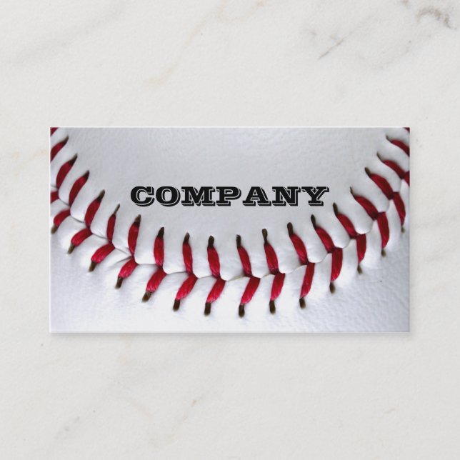 Baseball-Foto-Geschäfts-Karten Visitenkarte (Vorderseite)