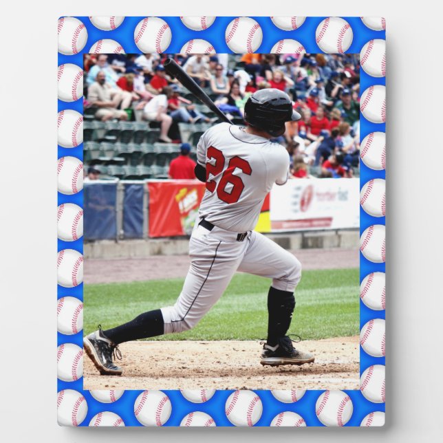 Baseball Foto Plaque - SRF Fotoplatte (Vorderseite)