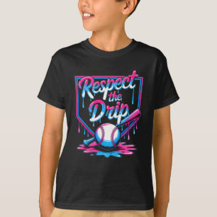 Baseball für Boys Ice Cream Tropfen Jugend respekt T-Shirt