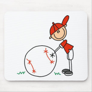 Baseball für Jungen anpassen Mousepad