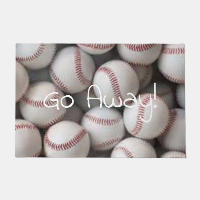 Baseball Fußmatte (Vorderseite)