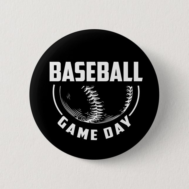 Baseball Game Day Button (Vorderseite)