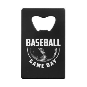 Baseball Game Day Geldbeutel Flaschenöffner