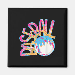 Baseball Game Day Tropfen Ice Creme Tropfen Jugend Magnet