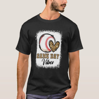 Baseball Game Day Vibes Baseball Mama Game T-Shirt