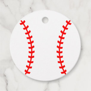 Baseball-Gastgeschenk-Tag, Geburtstag-Tag Geschenkanhänger