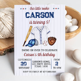 Baseball Geburtstagseinladung Batter Up Einladung