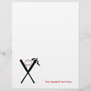 Baseball gekreuzte Fledermäuse und Kappe schwarz, 