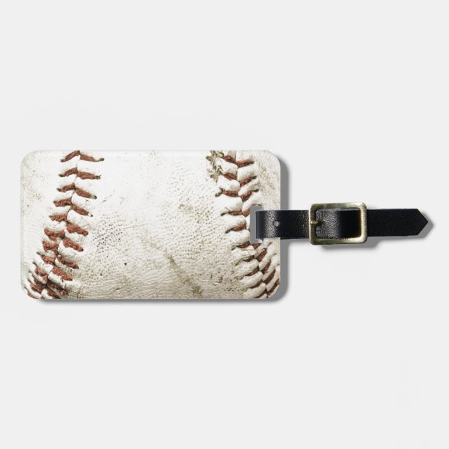 Baseball Gepäckanhänger (Vorderseite horizontal)