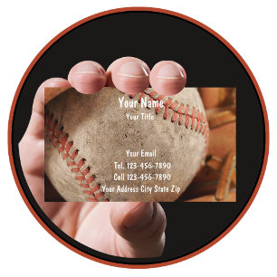 Baseball-Geschäftskarten Visitenkarte