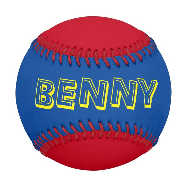Baseball-Geschenk, personalisieren mit Namen, Spor Baseball (Vorderseite)