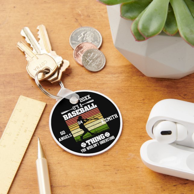 Baseball-Geschenke Es ist eine Baseball-Sache, die Schlüsselanhänger (Schreibtisch)