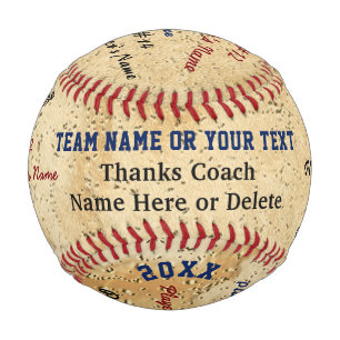 Baseball, Geschenke für Baseball-Coach, alle Namen Baseball