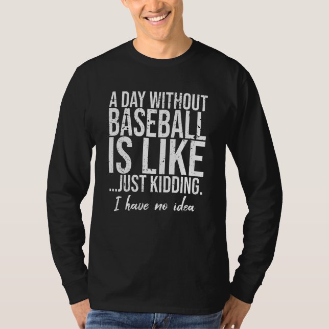 Baseball-Geschenkidee T-Shirt (Vorderseite)