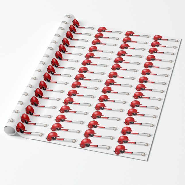 Baseball Geschenkpapier (Ungerollt)