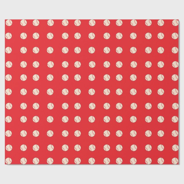 Baseball Geschenkpapier (Flach)