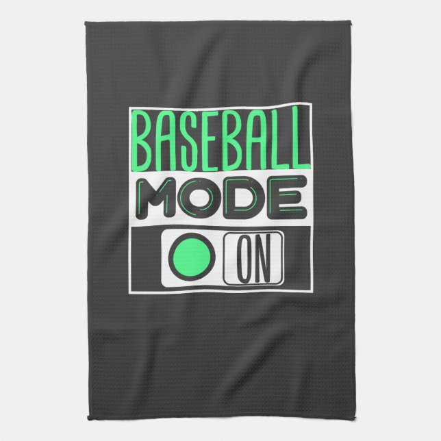 Baseball Geschirrtuch (Vertikal)