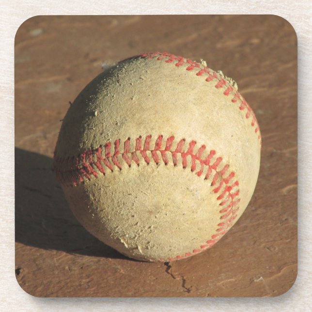 Baseball Getränkeuntersetzer (Vorderseite)