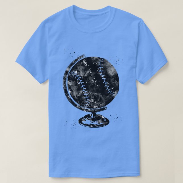 Baseball Globe 1 T-Shirt (Design vorne)