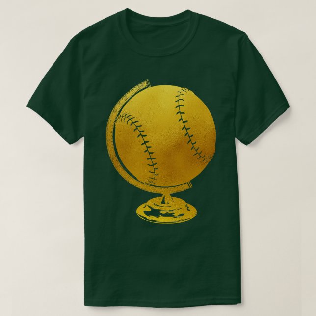 Baseball Globe T-Shirt (Design vorne)