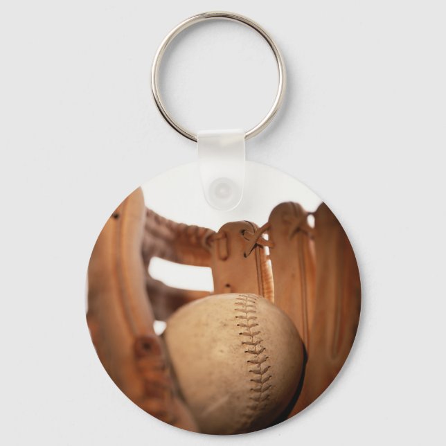 Baseball Glove & Ball Schlüsselanhänger (Vorderseite)