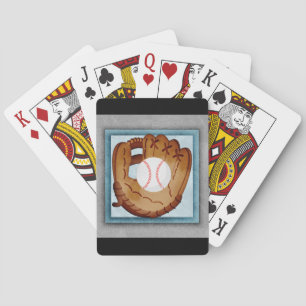 Baseball Glove - Niedliches Baseball-Thema Spielkarten