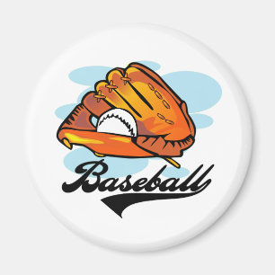 Baseball Glove T - Shirt und Geschenke Magnet
