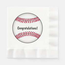 Baseball Glückwunsch Serviette