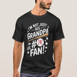 Baseball Grandpa Fan Supporter T-Shirt