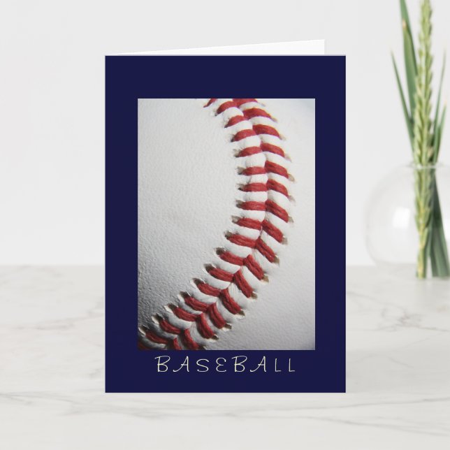Baseball-Gruß-Karte Karte (Vorderseite)