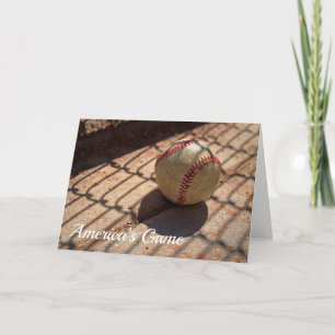 Baseball-Grußkarte Karte