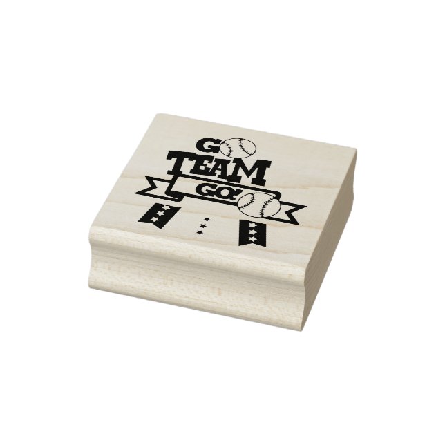 Baseball Gummistempel (Stempel)