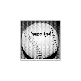 Baseball Gummistempel
