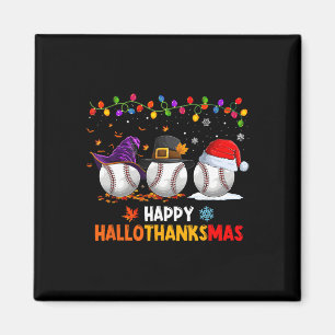 Baseball Halloween Erntedank Weihnachtsfeiertag Magnet