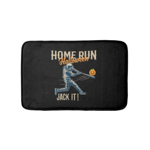 Baseball Halloween Spaß Retro gestört stylish Badematte