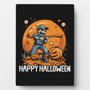 Baseball Halloween Trick oder Treatment Baseball-S Fotoplatte