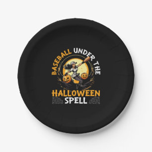Baseball Halloween Trick oder Treatment Baseball-S Pappteller