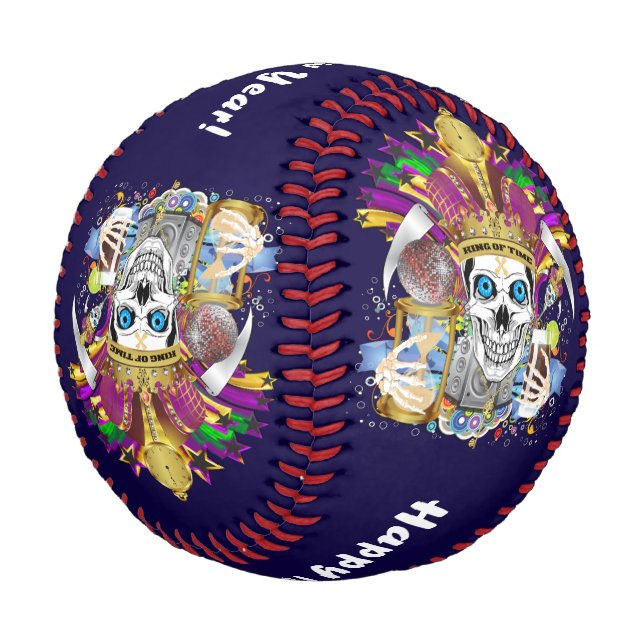 Baseball Happy New Year! (Schrägansicht)