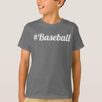 Baseball Hashtag Jugend-Fan muss haben