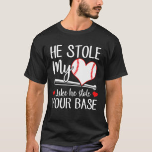 Baseball hat mir das Herz gestohlen, als hätte er  T-Shirt