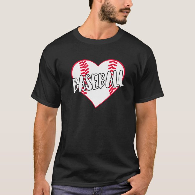 Baseball Heart T-Shirt (Vorderseite)