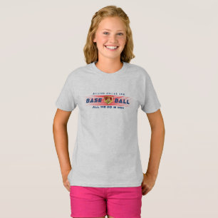 Baseball Held mit einer Million Dollar Arm Kinde T-Shirt