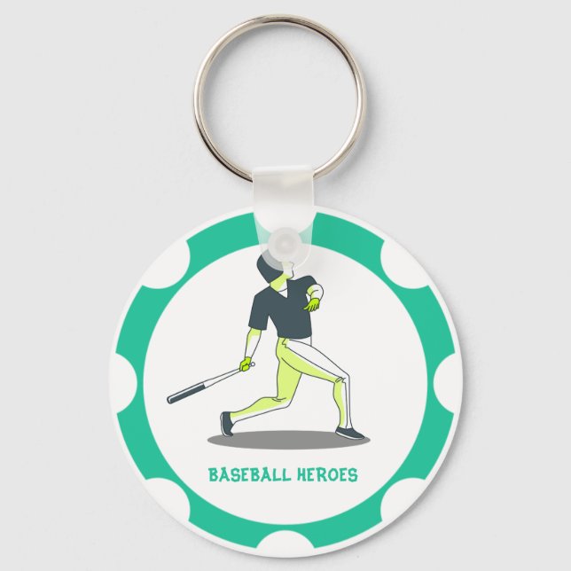 Baseball Heroes Schlüsselanhänger (Vorderseite)