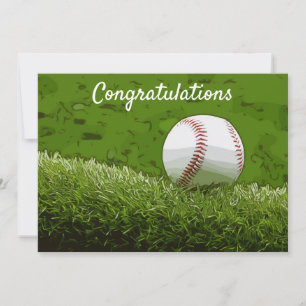 Baseball Herzlichen Glückwunsch zum Ball Aquarell
