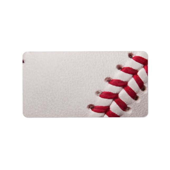 Baseball - Hintergrundinformationen zu Sportvorlag Adressaufkleber (Vorne)